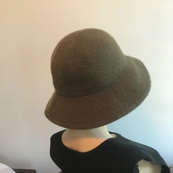 New Free People Devon wool bucket hat green Maeve - Picture 4 of 8